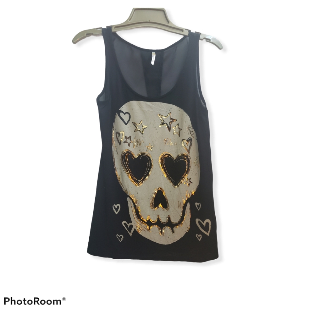 Skull top, Occasion brand women's fits most Medium